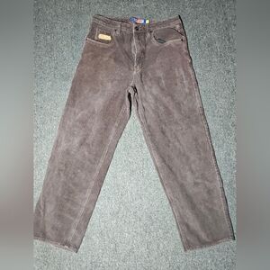 Mens Vintage EMPYRE Relax Heavy Corduroy Pants  Brown Size 30